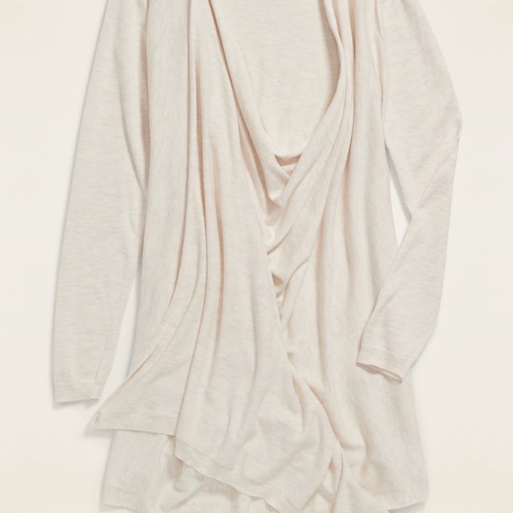 Old Navy maternity extra long open front sweater